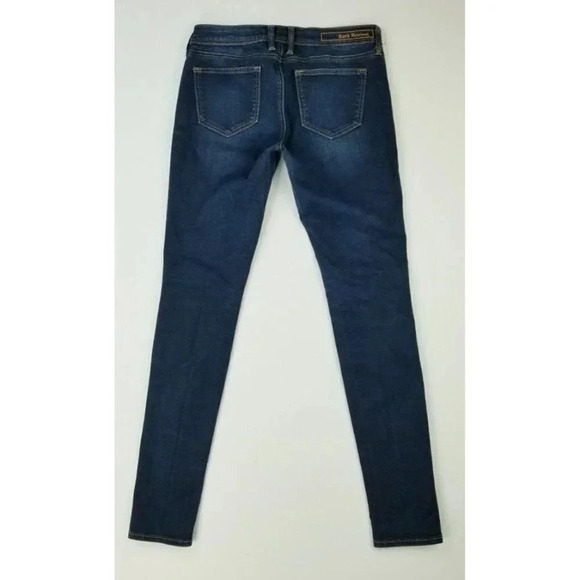 Rock By Rock Revival size 27X31 Carla Legging Embroidered Logo Blue Denim Jeans - Picture 1 of 12